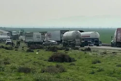 Aftermath of I-5 pileup