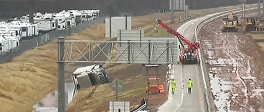 Reminder: Trucks prohibited from I-20 construction zone in Louisiana