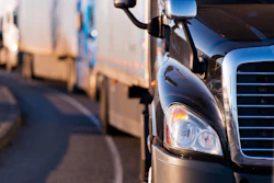 Front of tractor-trailers