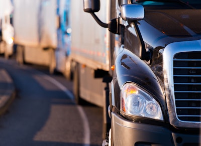 Front of tractor-trailers