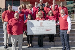 Averitt employees make donation to St. Jude Children’s Research Hospital.