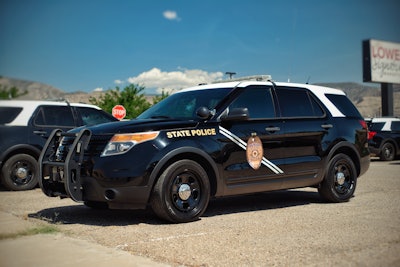 New Mexico State Police vehicle