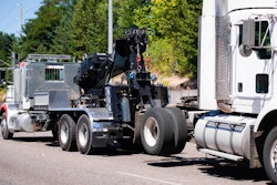 Big Rig being towed