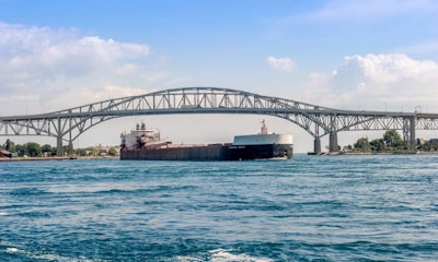 Freighter at Blue Water Bridge