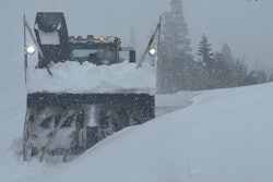 Snow removal in California blizzard
