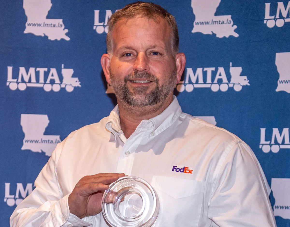 FedEx Freight driver Corey Mitchell wins Louisiana Truck Driving Championships