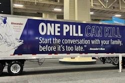 Fentanyl awareness trailer wrap