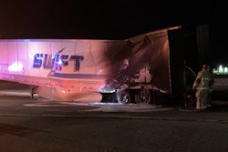 Swift trailer burned in arson fire