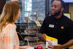 Love's employee at checkout
