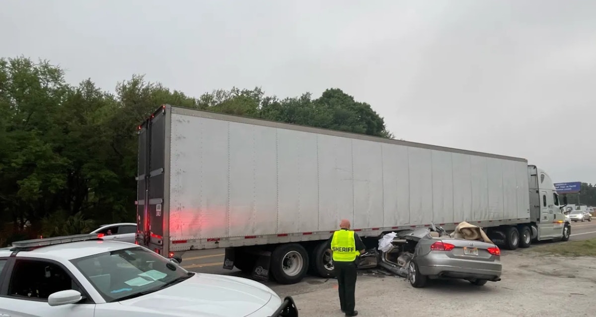 Briefly: Florida man dies when he runs red light, hits tractor-trailer