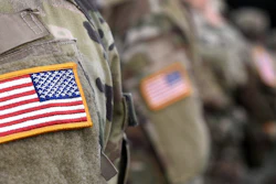 Soldiers in line