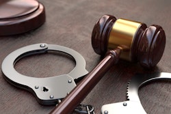 Judge's gavel and handcuffs