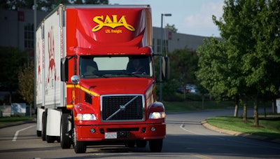 Saia tractor-trailer