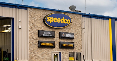 Exterior of Speedco store
