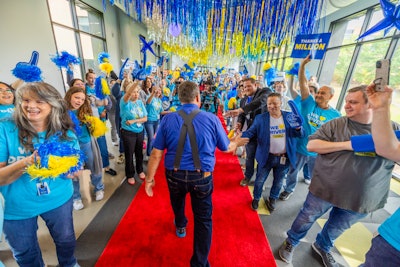 J.B. Hunt Million Mile Celebration red carpet walk