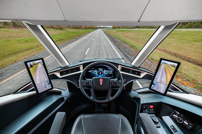 Cab of Kenworth SuperTruck 2