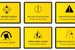 Collage of safety alerts