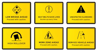 Collage of safety alerts