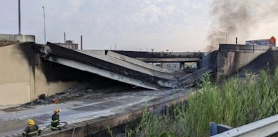 I-95 bridge collapse in Philadelphia in June of 2023