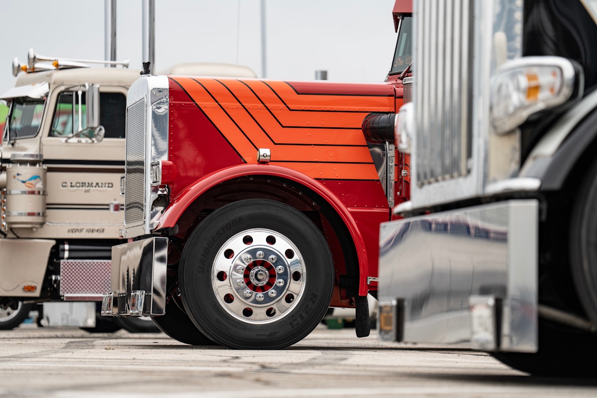 Here are some of the trucks at Shell Rotella SuperRigs show in Texas ...