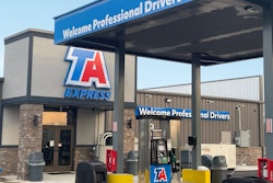 Front of new TA Express in Grambling, Louisiana