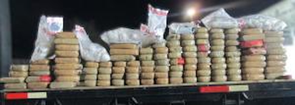 Border Patrol finds 523 lbs. of meth hidden in frame of flatbed trailer
