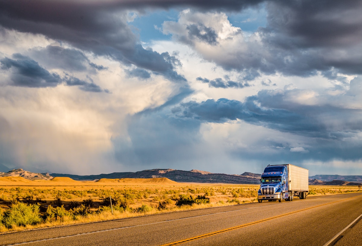 Truck stop organization’s leader hits the road with Werner woman driver