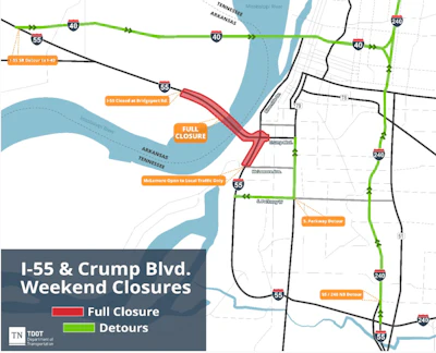 I-55 bridge detour
