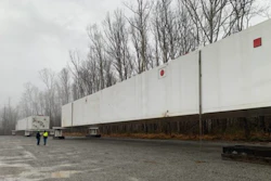 Super load moving through Ohio
