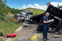 Tracvtor-trailer accident
