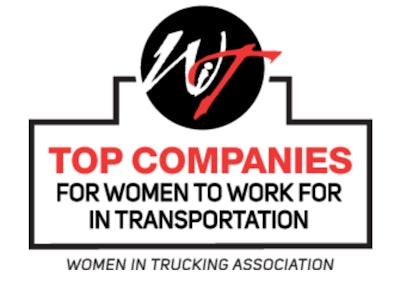 Women in Trucking Top Companies for women logo
