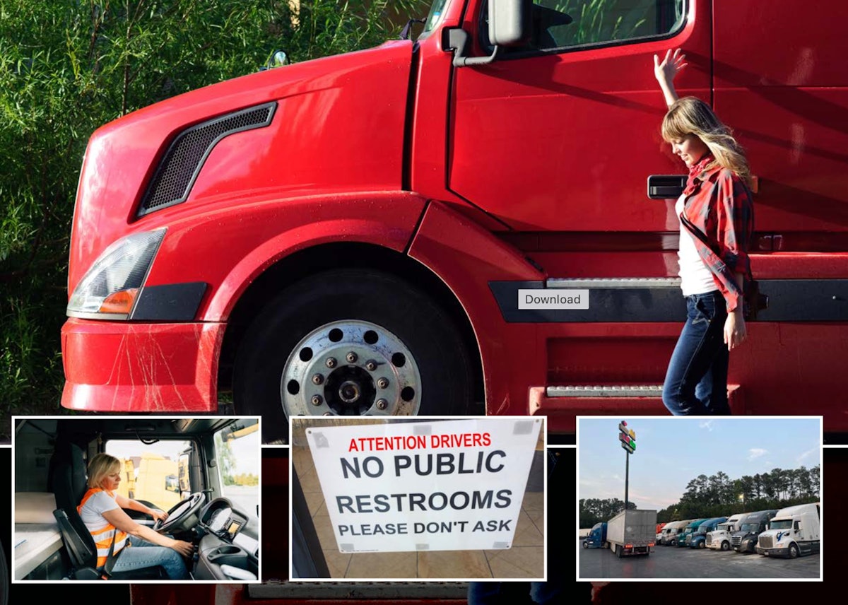 Study identifies issues keeping women from becoming truck drivers