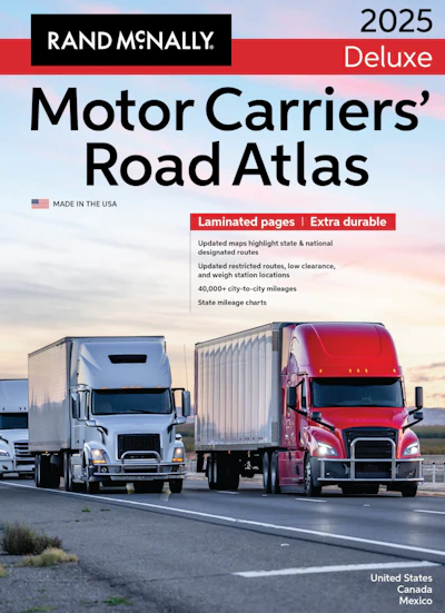 Cover of 2025 Rand McNally Motor Carriers Road Atlas