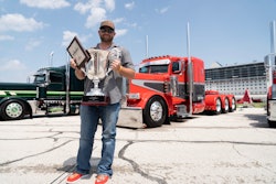 Kaleb Hammett and his 2019 Peterbilt 389 'Hoss'