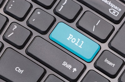 'Poll' on computer keyboard
