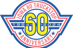 Iowa 80 60th anniversary logo