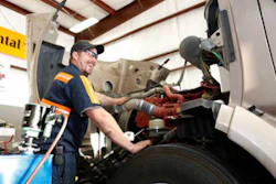 Love's Truck Care technician