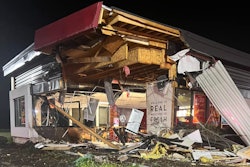 Wendy's struck by tractor-trailer