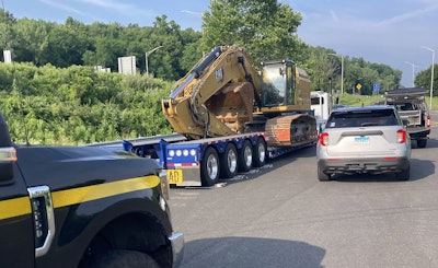 CT troopers stopped oversize load