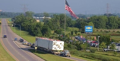 Ohio 'super load' on the highway