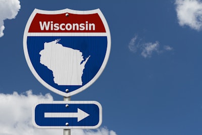 Wisconsin interstate sign