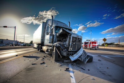 AI generated truck crash