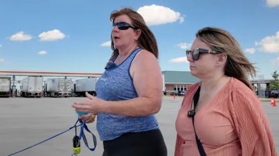 Jennifer Evans and Lisa Mullings