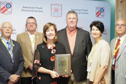 Recent inductees to the American Trucking and Industry Leader Hall of Fame
