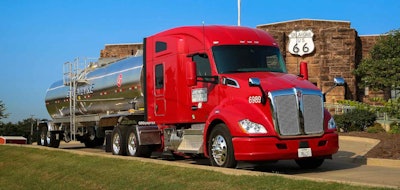 Groendyke truck and tanker trailer