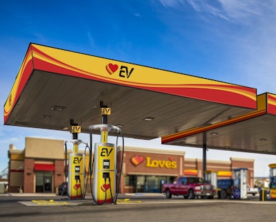 Love's charging station
