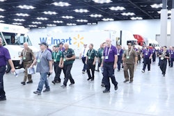 Competitors at National Driving competition