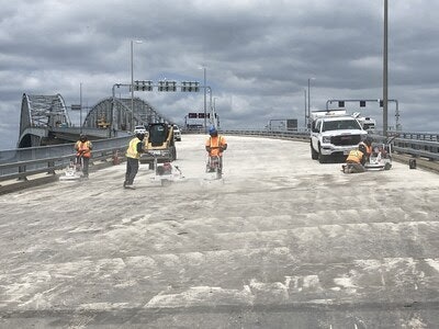 Blue Water Bridge construction