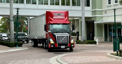 Southeastern Freight Lines tractor-trailer in Miami