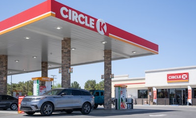 Circle K fuel island